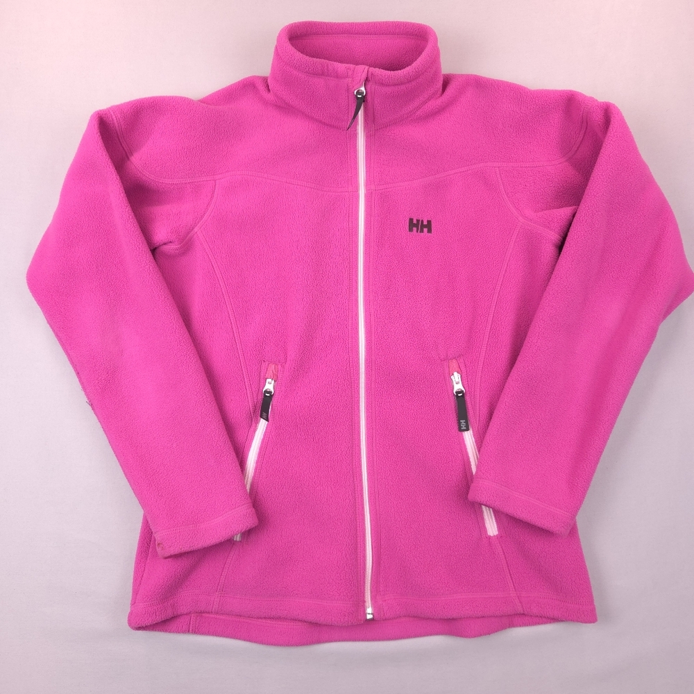 Helly Hansen Girls' Pink Fleece Jacket Youth Small Full Zip